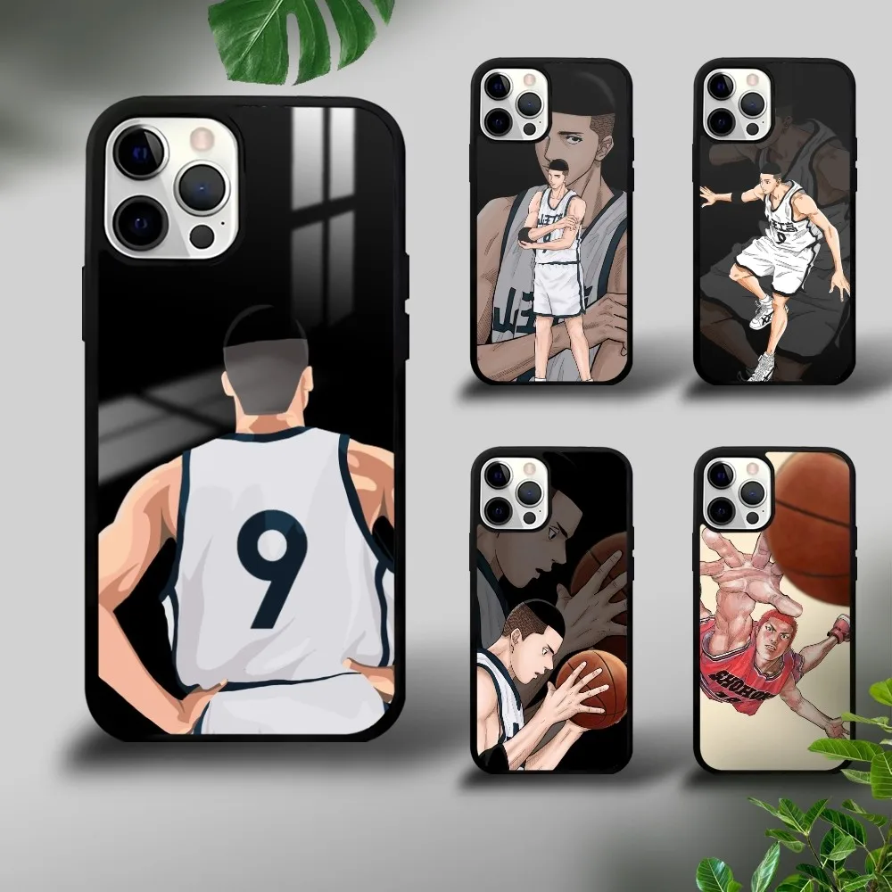 S-Slam D-Dunk Anime Phone Case For iPhone 16 15 14 13 12 11 Pro Xs Max Mini Plus Celulares Hard Funda