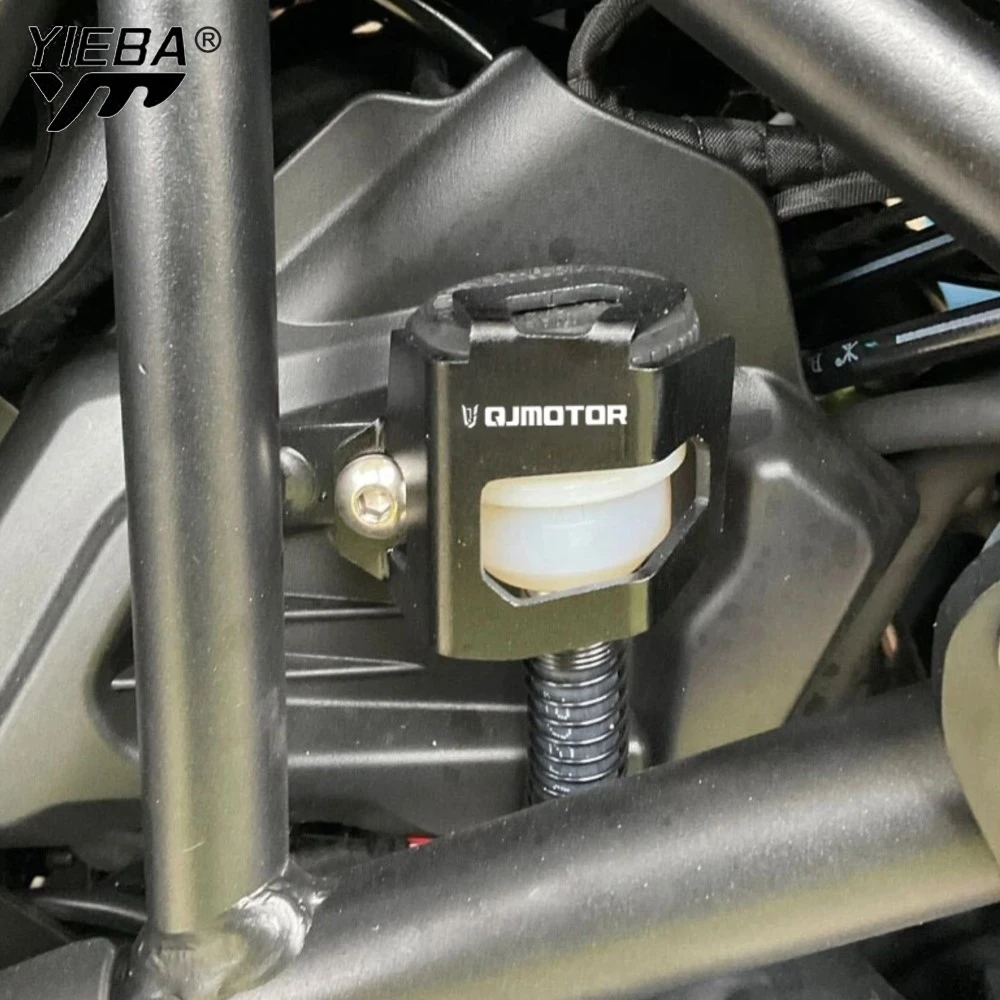 

Motorcycle Rear Brake Reservoir Guard Oil Tank Cover Ptotector For QJMOTOR SVT 650 X 650X SRT 550x 700X SRT550x SVT650X SRT700X