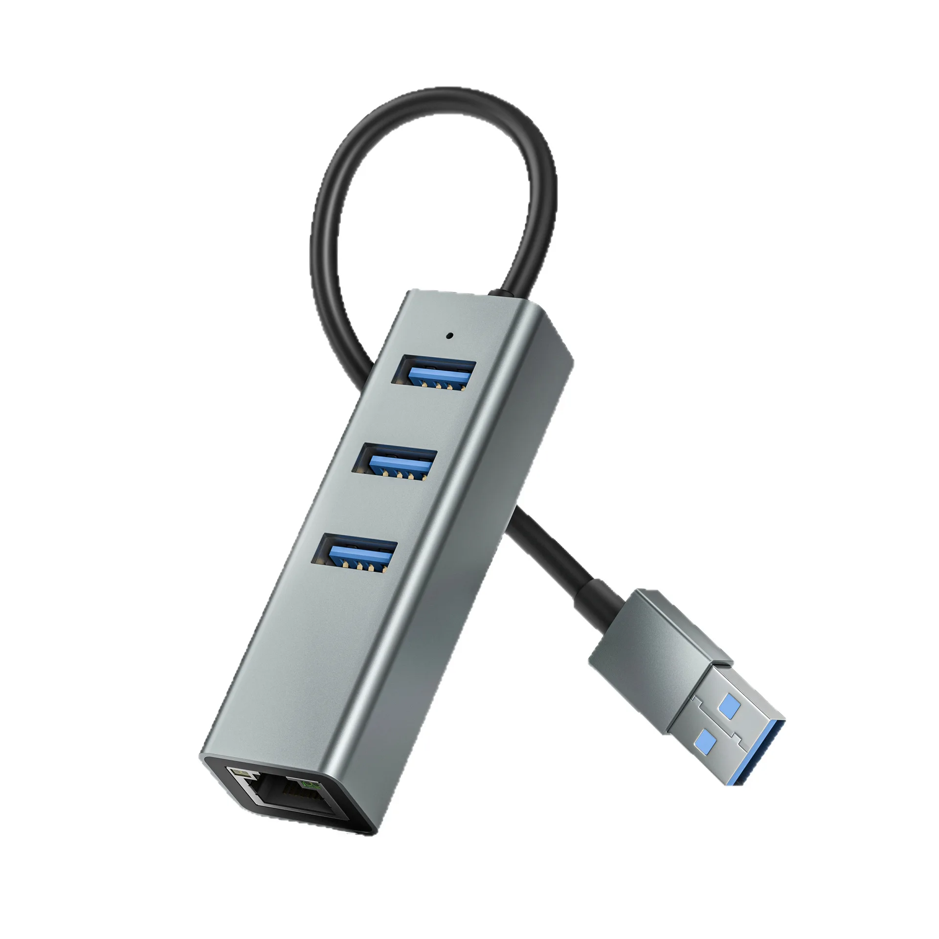 HUB USB C 1000Mbps 3 Porty USB 3.0 Typ C HUB Adapter USB do Gigabit Ethernet RJ45 Stacja Dokująca dla MacBooka Laptopa Komputera — zdjęcie produktu 7