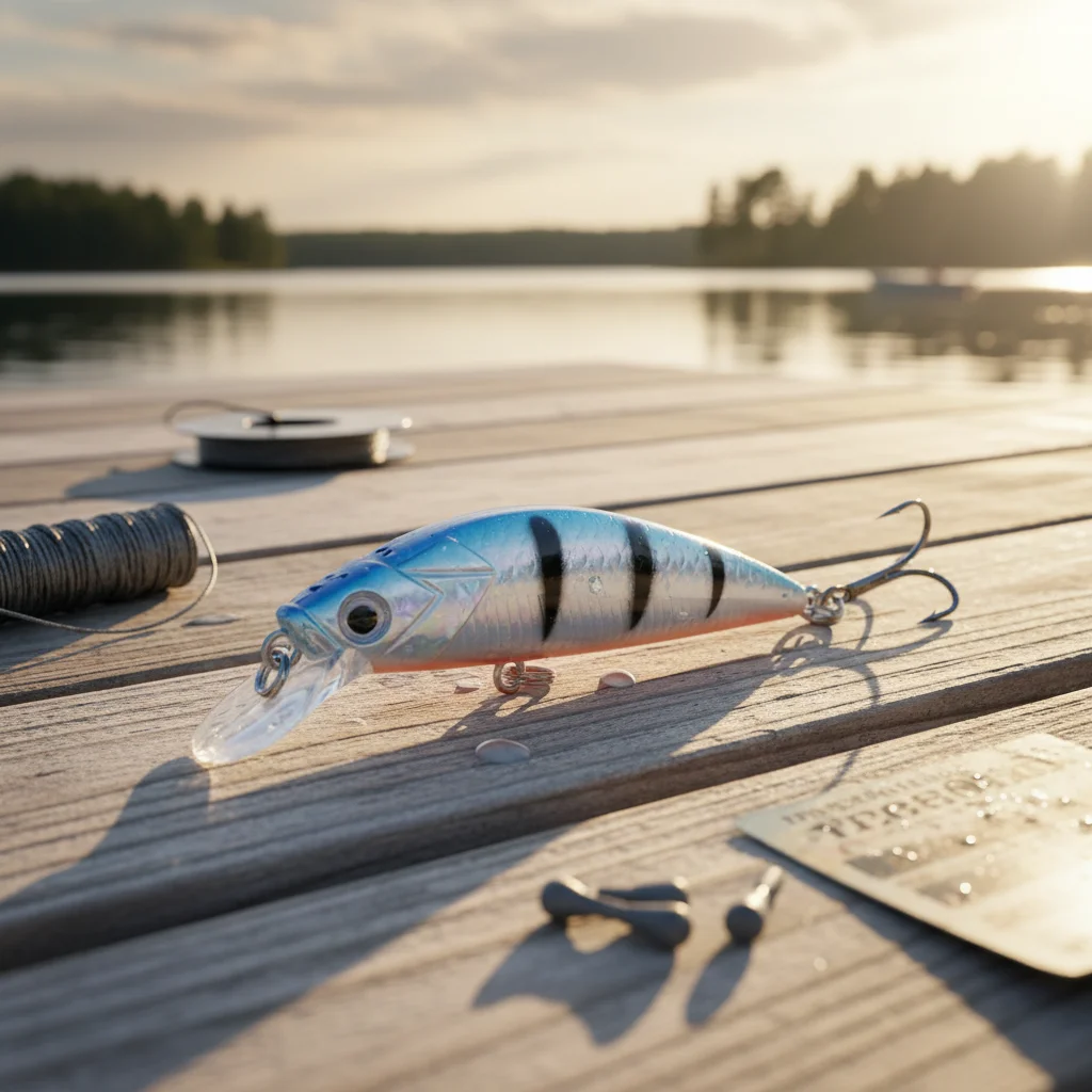 

5pcs/box Luminous Artificial Fishing Bait Slow Sinking 3D Fish Eyes Fishing Lures Kit Crank Hook with Box Fishing Lures Hooks