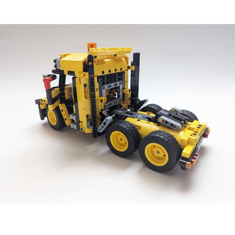 

Конструктор MOC-80628: Новая городская грузовая полуприцепная модель грузовика, 772 детали. Игрушка-подарок для мальчиков на День рождения и Рождество.