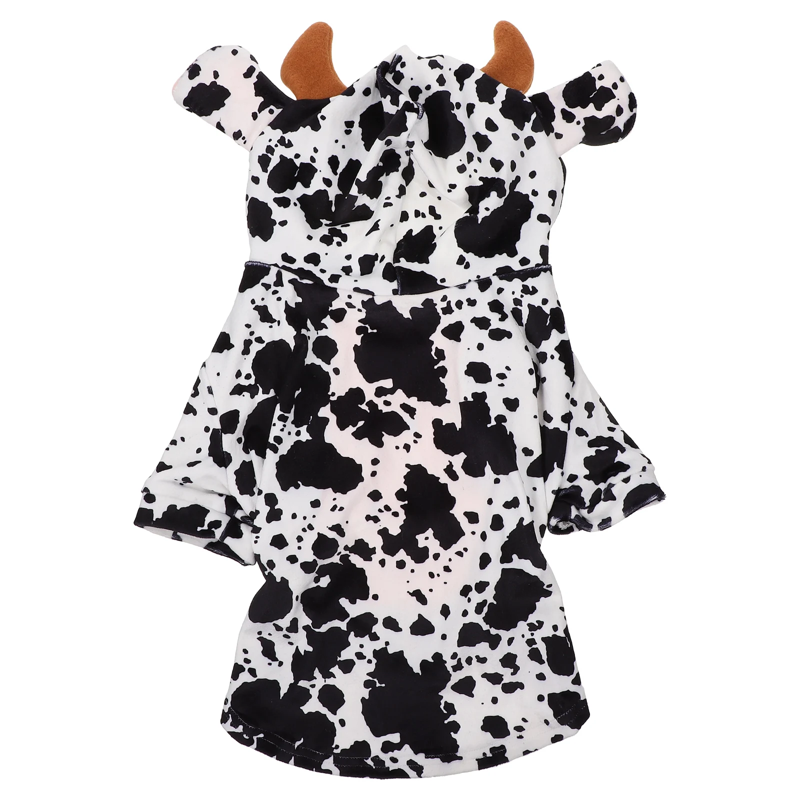 

Small Dog Clothes Pet Cow Clothing Costume Sweatshirt Costumes White Cat Outfit