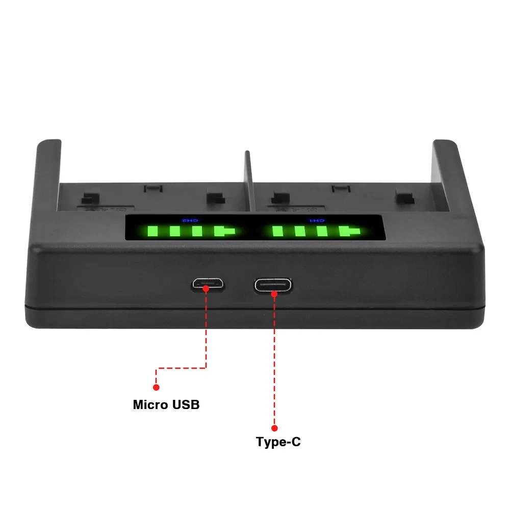 2500mAh Camera Battery And Dual Charger