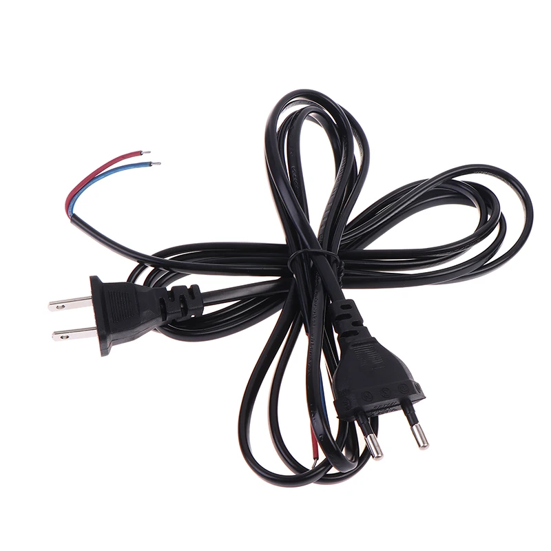 EU US Plug Power Extension Cable Power Supply Cord 1.5M*0.75 For Electrical Sockets Outdoor Lamp Bulb Light