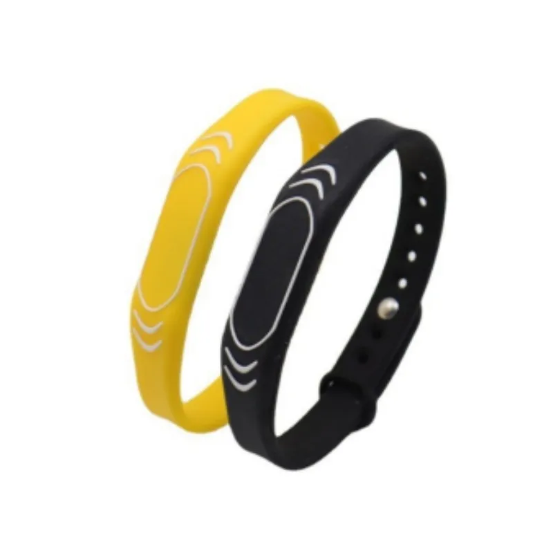 NEW 1Pcs RFID 125KHz EM4100 TK4100 ID Read Only Keyfob Adjustable Silicone Waterproof Multicolor Wristband Bracelet