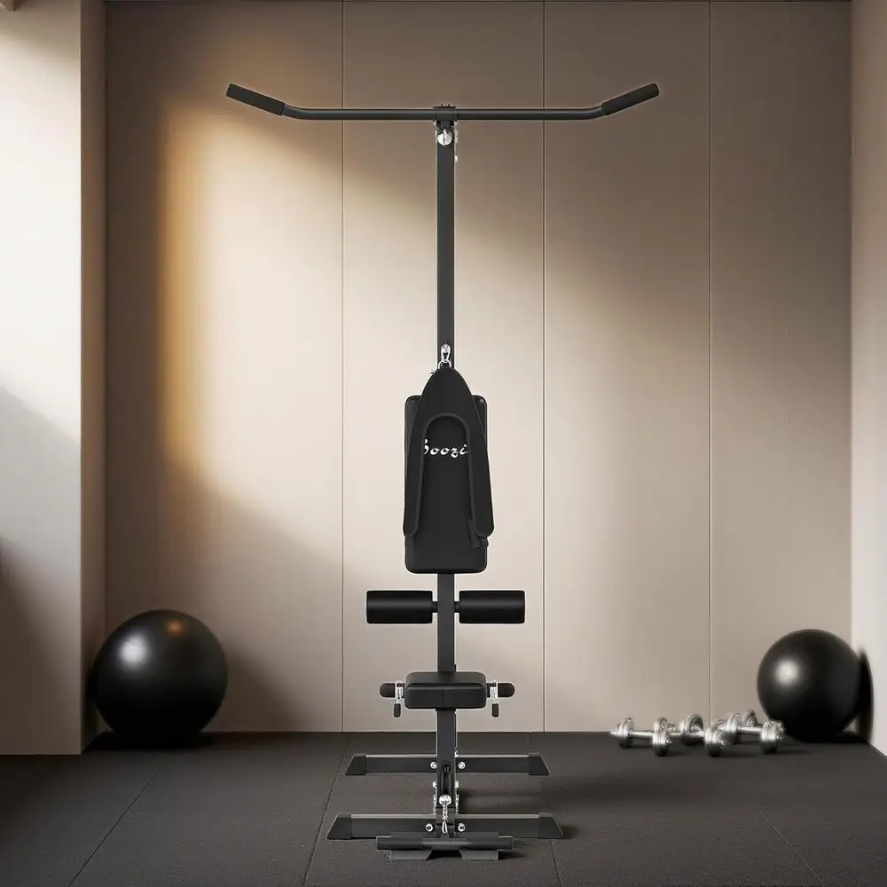 Lat High Low Pulley Station With Adjustable Seat And Footplate_voghion.com
