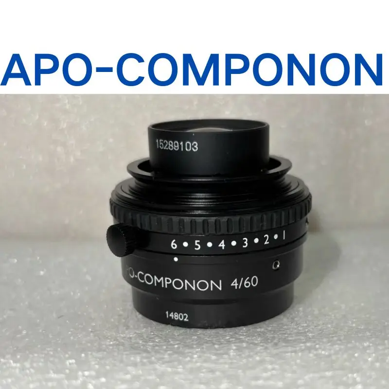 Used APO-COMPORON 4/60 line scanning lens high-resolution lens test OK, fast delivery