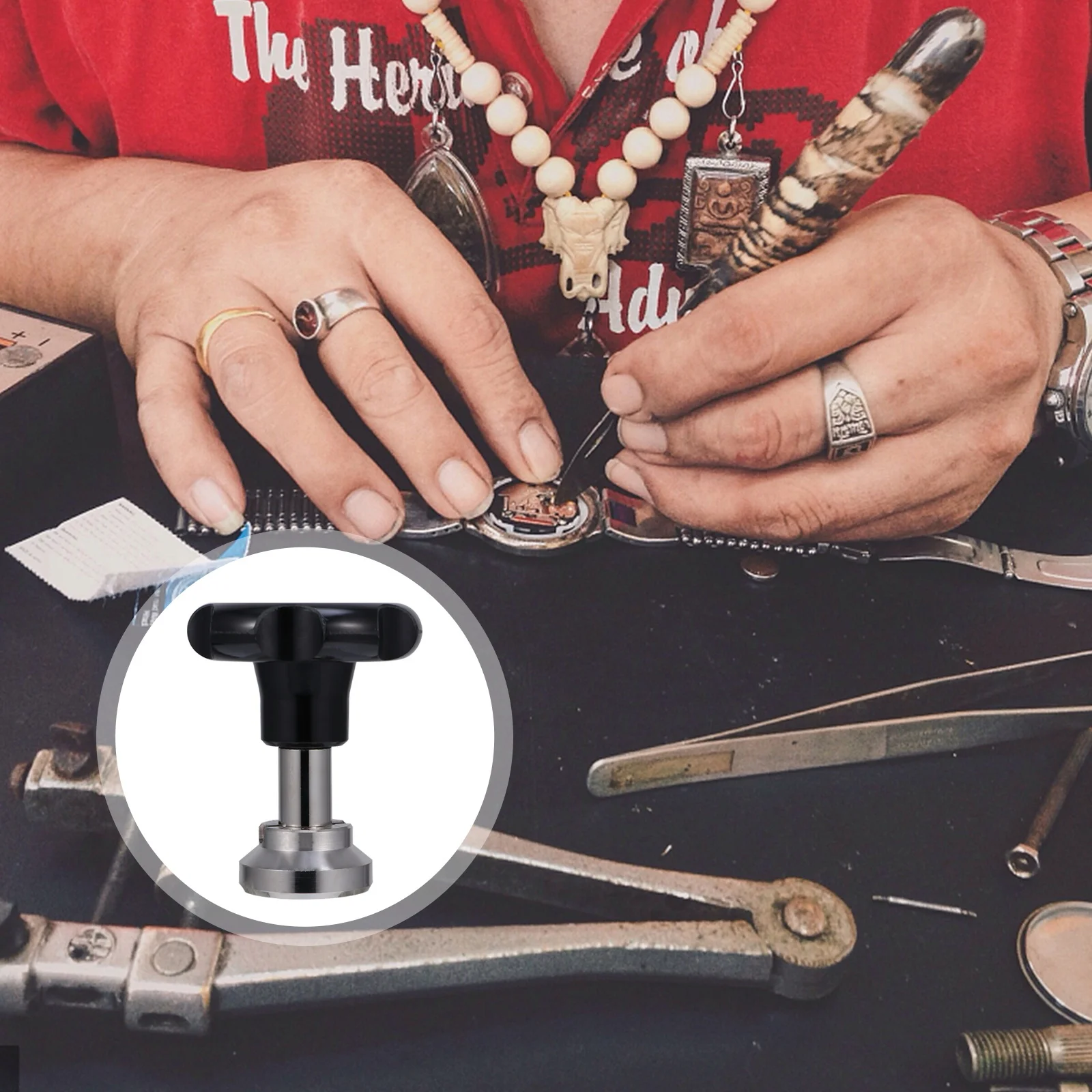 

Professional Watch Repair Kit 365Mm Sturdy Rust-Resistant Case Opener Tool for Long-Term Use Back Cover Removal Wristwatch Tools