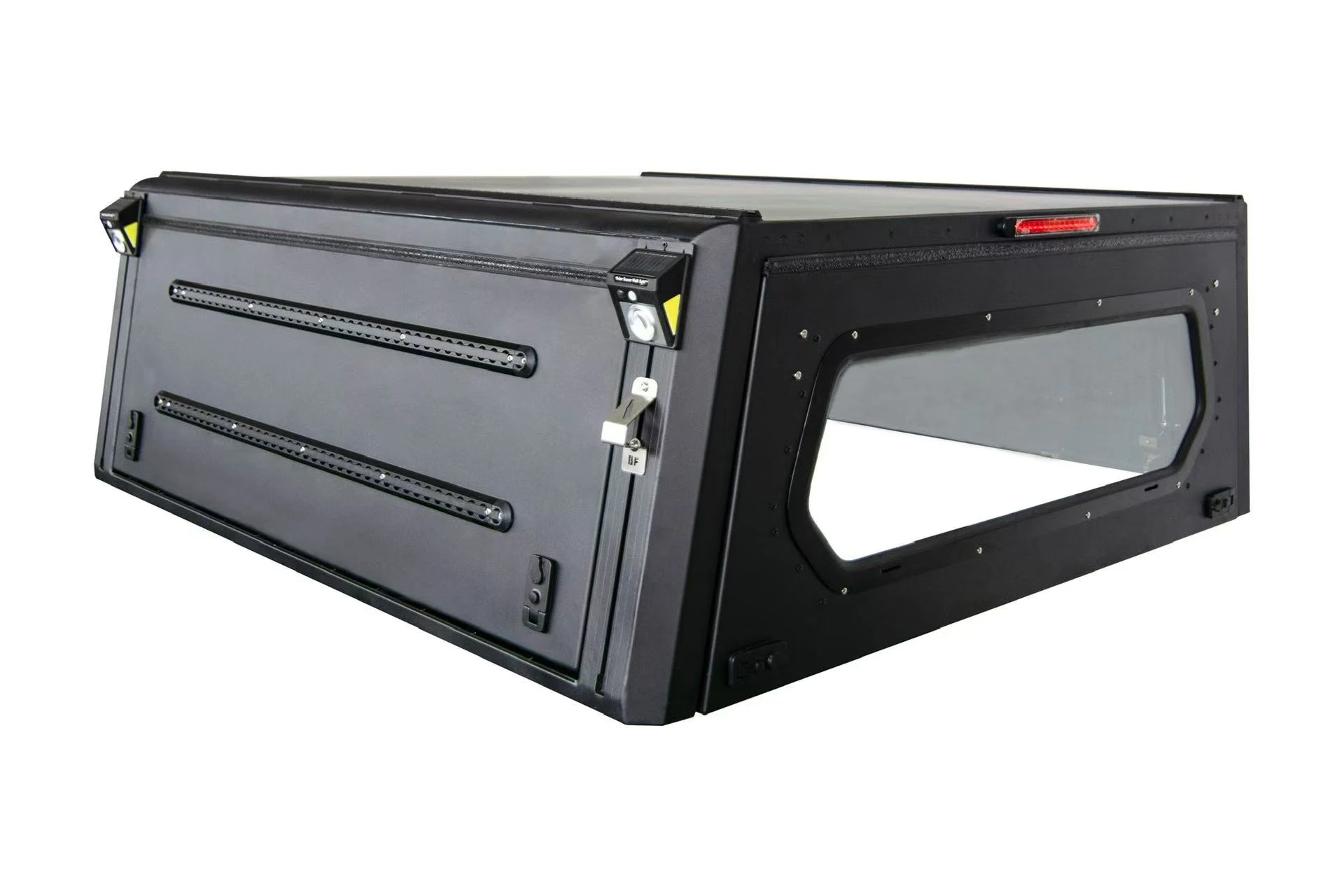 

4WD Truck Canopy for Chevrolet Silverado Ford Maverick Pickups Aluminum Alloy with Roll-up Waterproof Locking Tailbox Functions