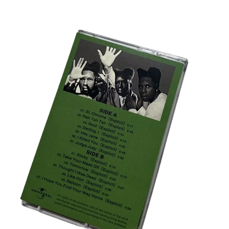 

In Stock Tyler The Creator CHROMAKOPIA Explicit Cassette Tape Jazz Rap Neo Soul Hip Hop Brand New Sealed