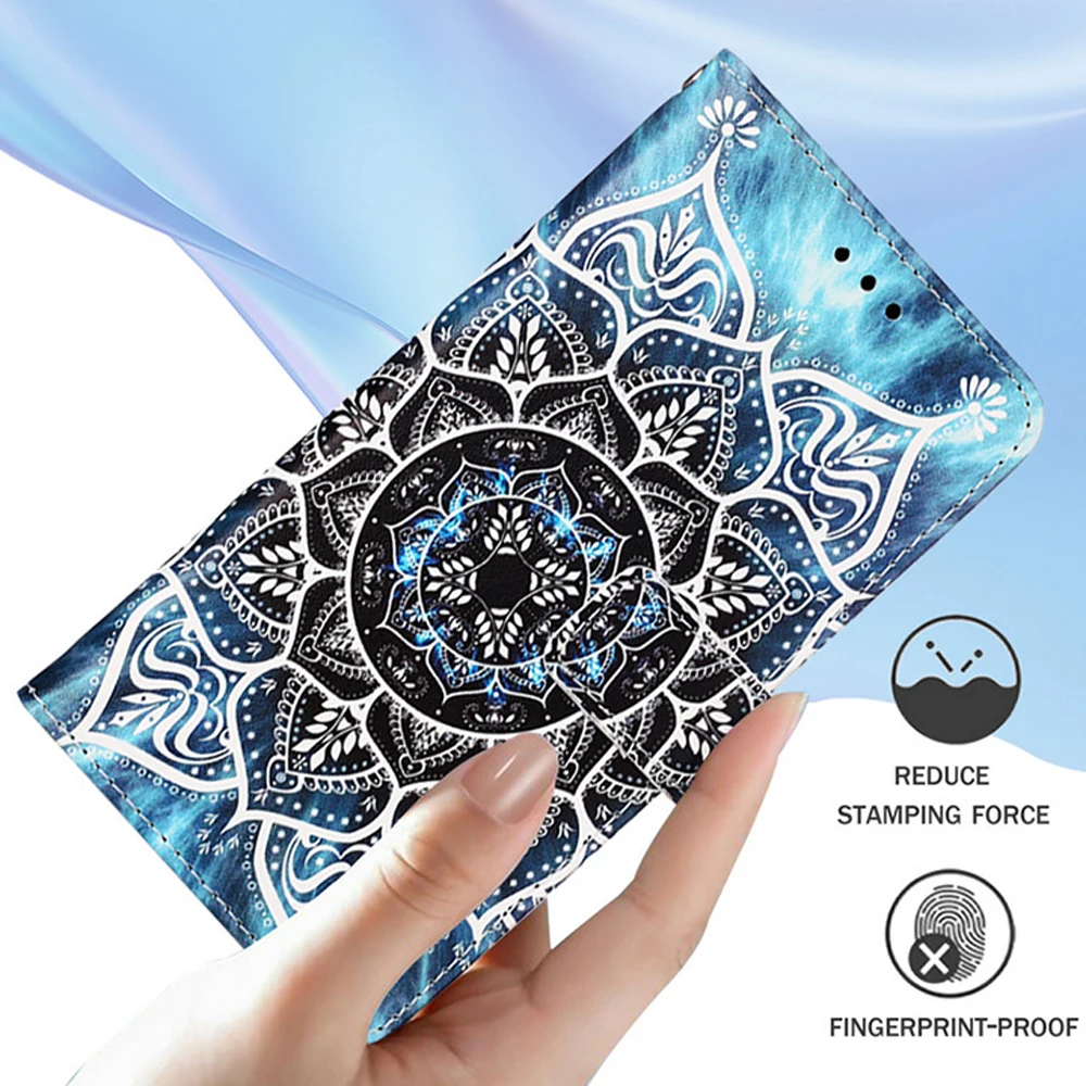 S25 S24 S23 Ultra 5G Flip Case For Samsung Galaxy S24 FE 3D Emboss Leather Wallet Book Funda For Galaxy S25 S 24 S23 Plus Cover