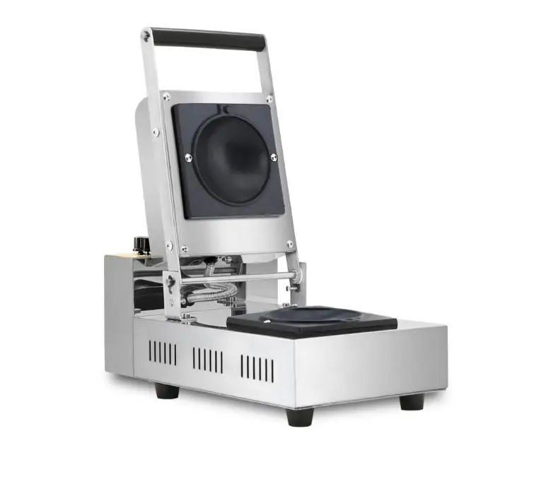 آلة صنع الساندوتشات الآيس كريم الكهربائية Buger صانعة حلوى الدونات UFO آلة برجر الصحافة صانع الوافل جيلاتو بانيني الصحافة