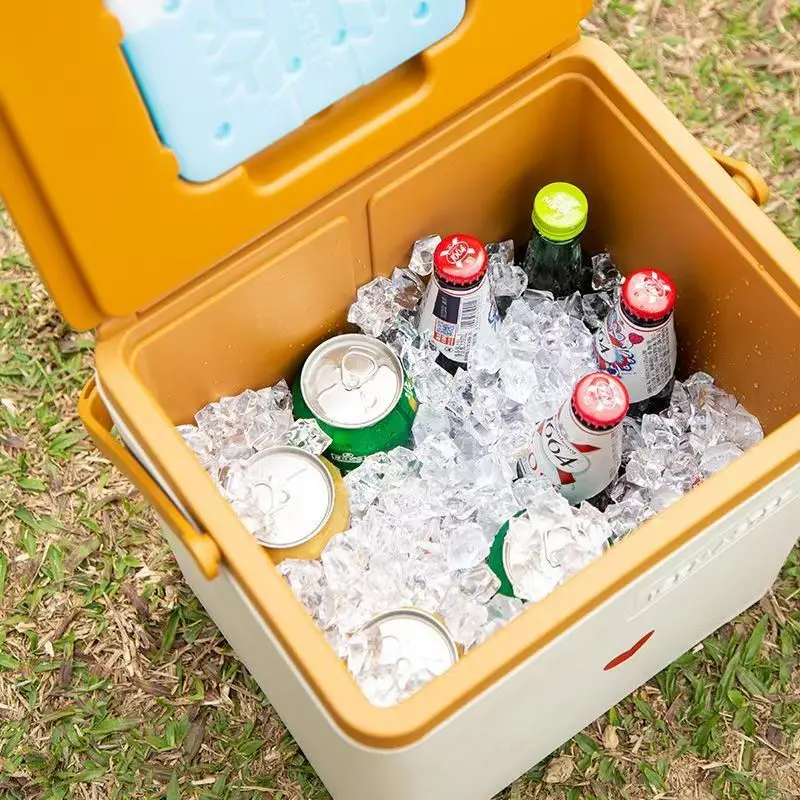 厚手プラスチック製断熱クーラーボックス-大型-キャンプ用-海産物バケツ-食品保存-アイスバッグ-レストラン-配食用