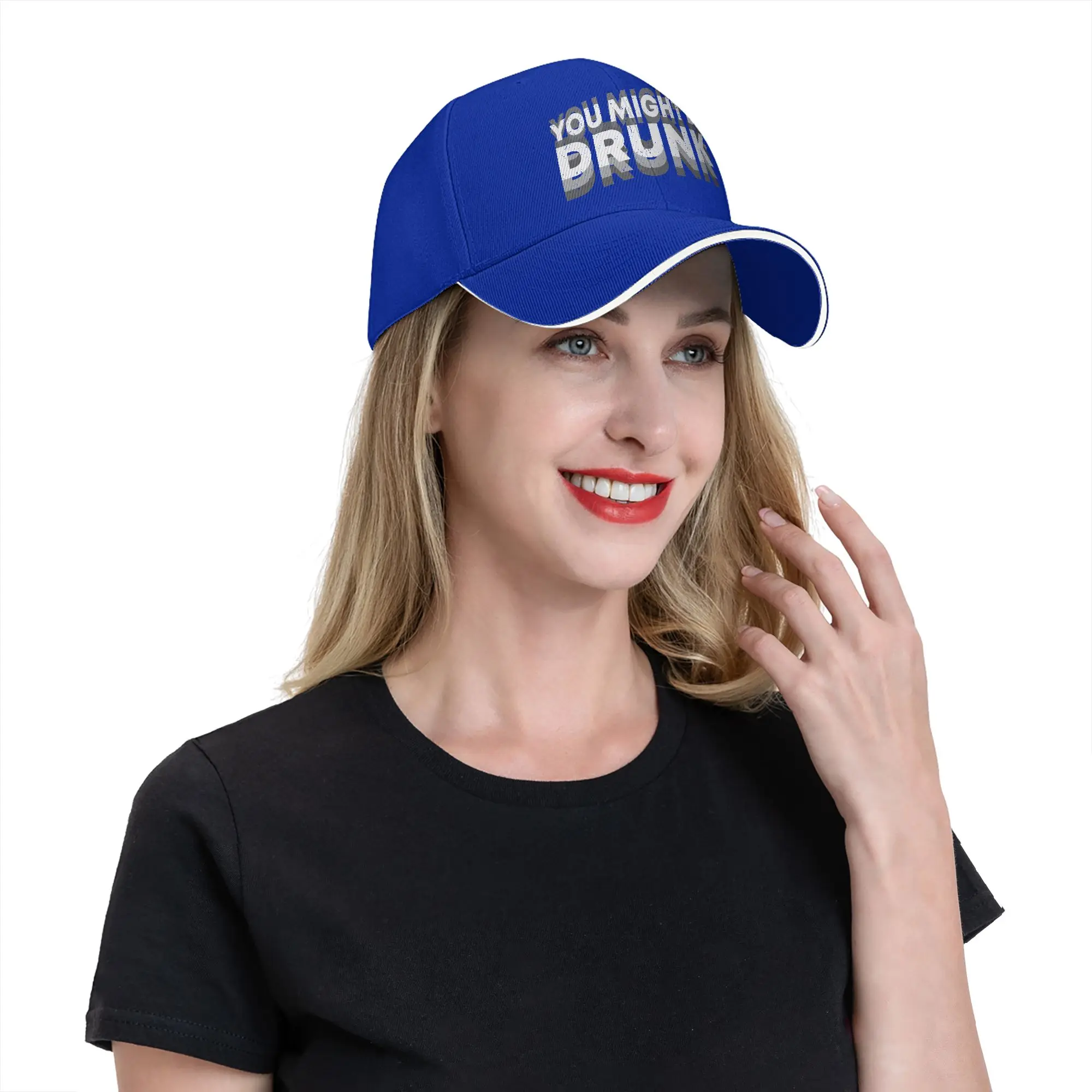 You Might Be Drunk Funny Dizzy Baseball Cap Hip Hop  Sandwich Hat Unisex Adjustable Caps Hat Sport