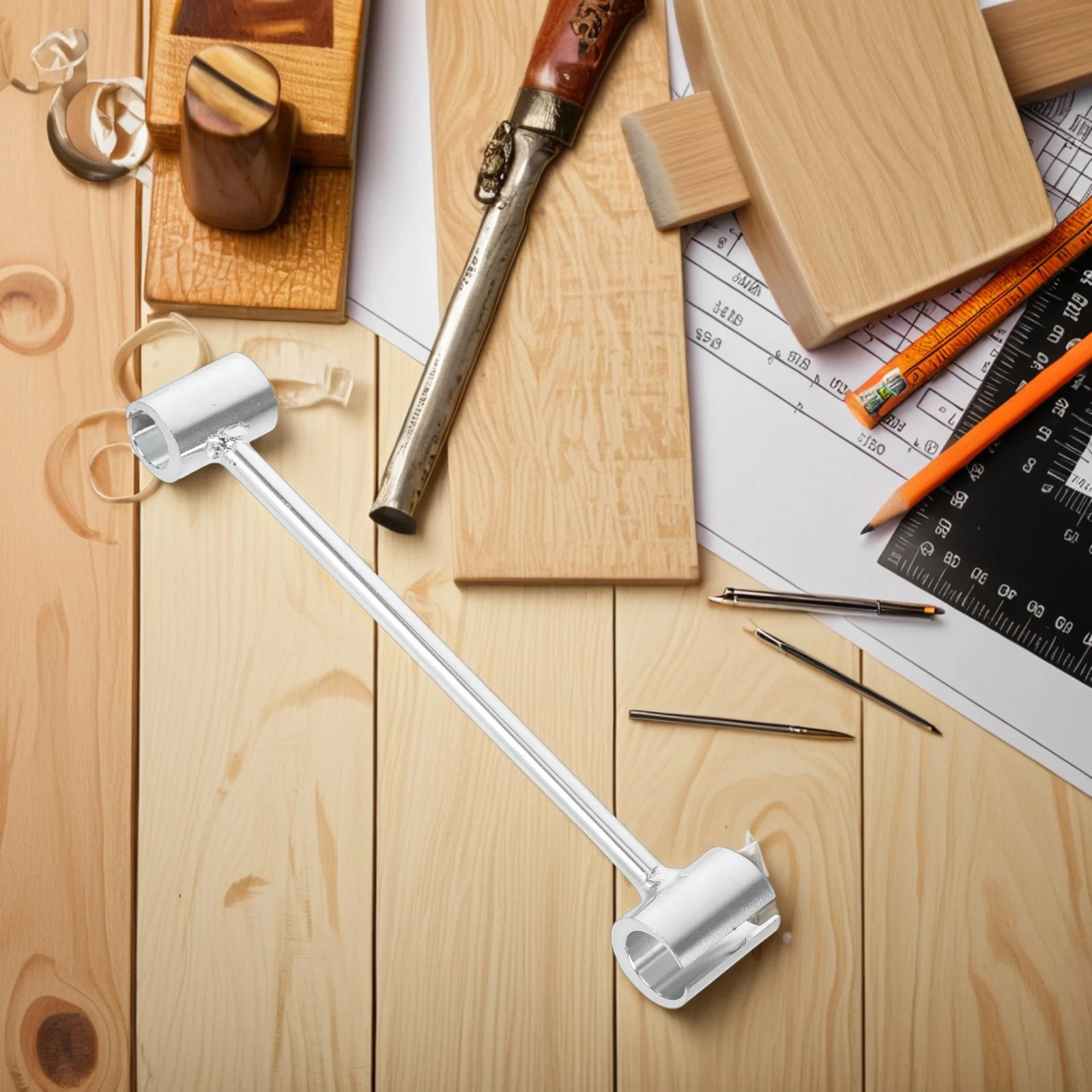 

Precision Hinge Gap Adjusting Wrench Heavy Duty Door Hinge Tool for Smooth Closing Adjustable Spanner Residential Door