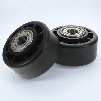 Rueda de equipo de Fitness, rodamiento duradero, pieza de repuesto de rodillo de gimnasio, cinta de correr, bicicleta estática, rueda de polea, pieza de equipo de gimnasio, 2 uds.