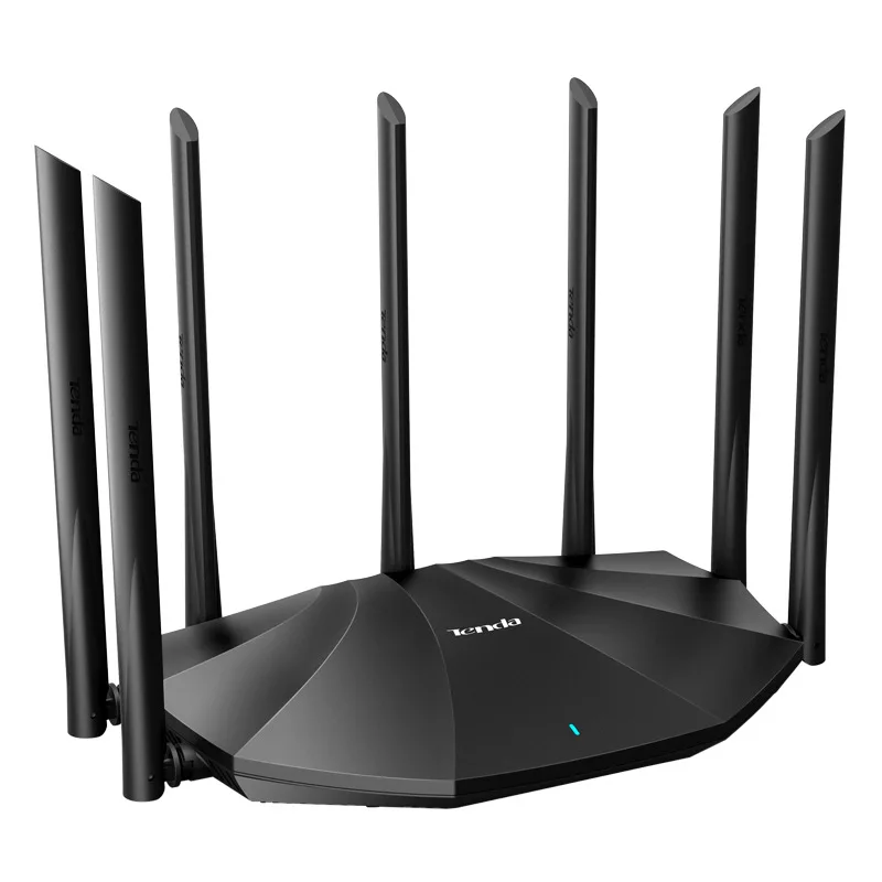 Tenda AC23 AC2100 Router Dual-Gigabit 2.4G 5.0GHz Dual-Band 2100M Wireless Router Wifi Repeater 7  Antennas  Global Version