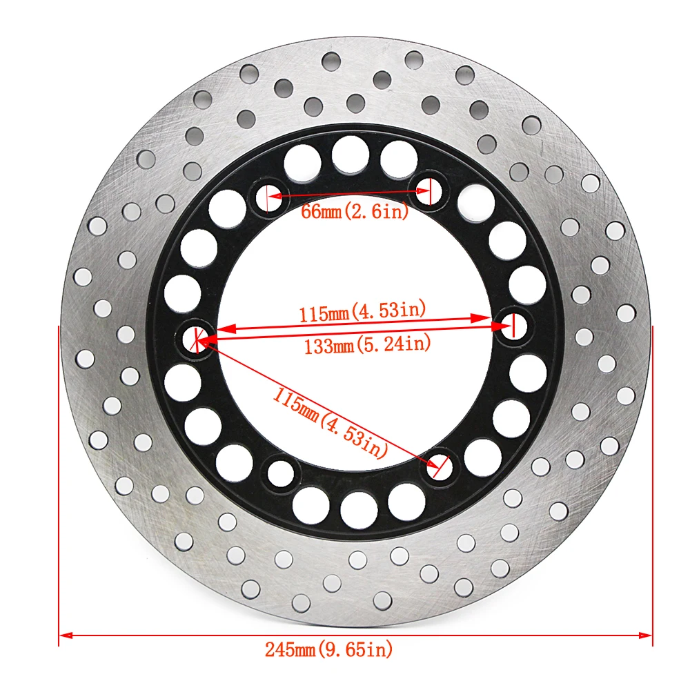 Motorcycle Rear Brake Disc For Yamaha TRX850 TDM900 YZF1000R FZ400 4YR1 SRX400  XJR400 4HM1 FZ600 FZR600 SRX600 XJ600N TDM850
