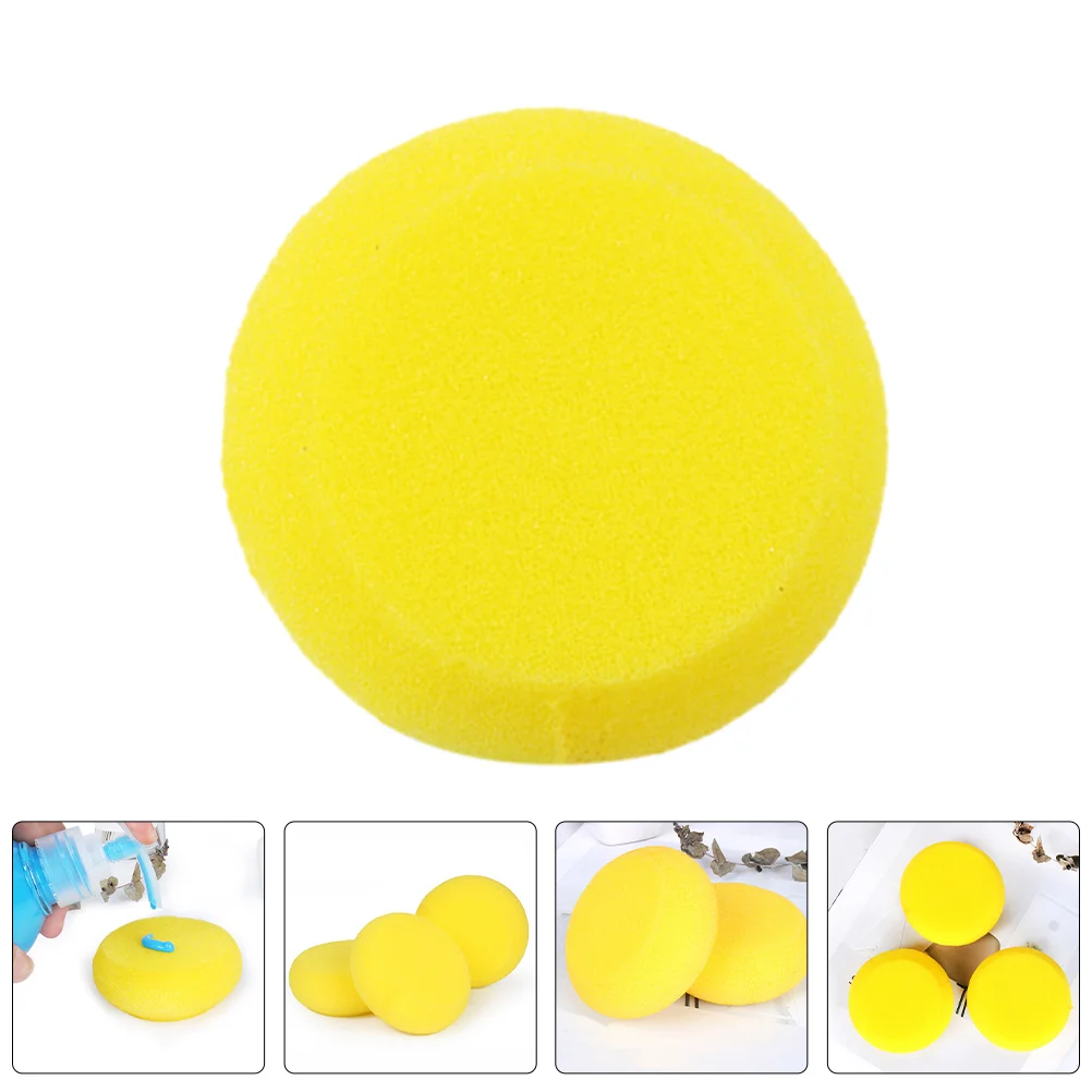 

10pcs Sponge Paint Brushes Round Craft Sponges For Kids Painting Watercolor Art Supplies Reusable Foam Brush Set