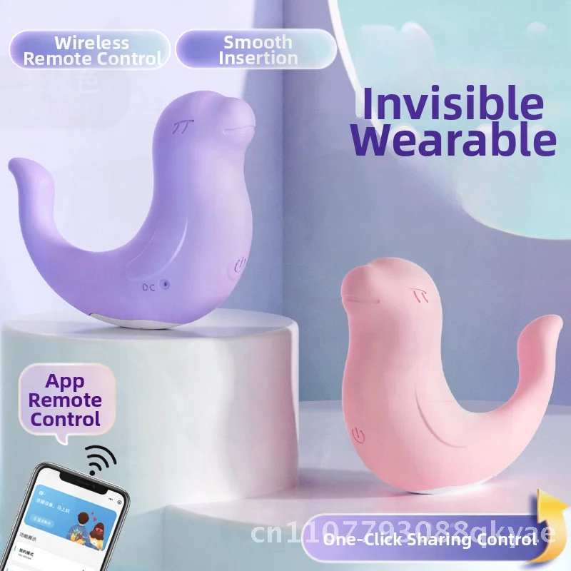 APP Controlled Remote Baby Seal Egg Female Masturbation Clitoral Massager Silicone ABS Adult Sex Toy Mini Program Vibrator