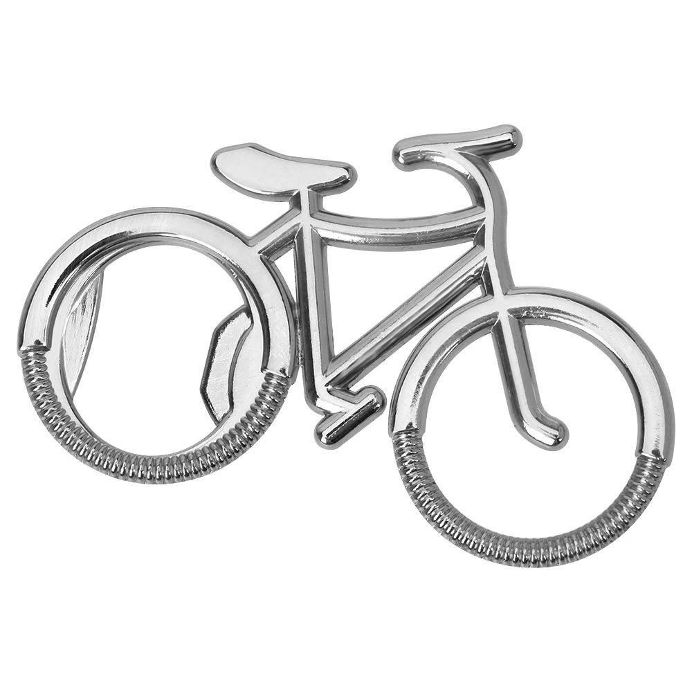 Key Chain Gift for Bicycle Lover Zinc Alloy Keychain Bottle Opener Keyring Beer Soda Bottle Opener Bike Shape Kitchen Gadget