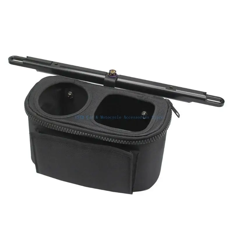 

L5BC Motorcycle Cup Holder, Oxford Fabric Motorcycle Drink Holder,Universal Water Bottle Holder for Motorcycle, ATV/UTV