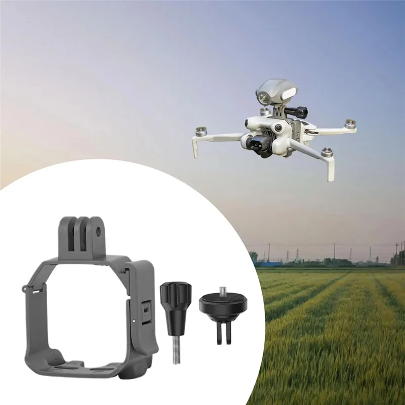 

B34B-Multi Purpose Expansion Mount For Dji Mini 4 Pro Mounting Parts For Insta360 Ace Pro/Action 4