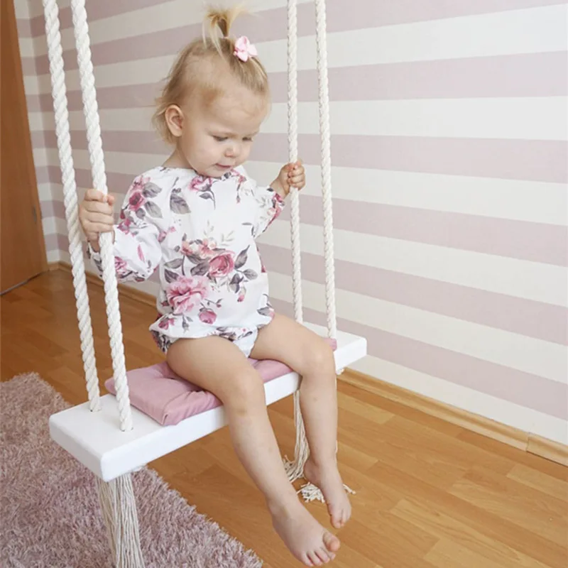 Nordic-Style Indoor Swing Glider Children's Room Decoration Ceiling Hanging Swing Rocking Chair