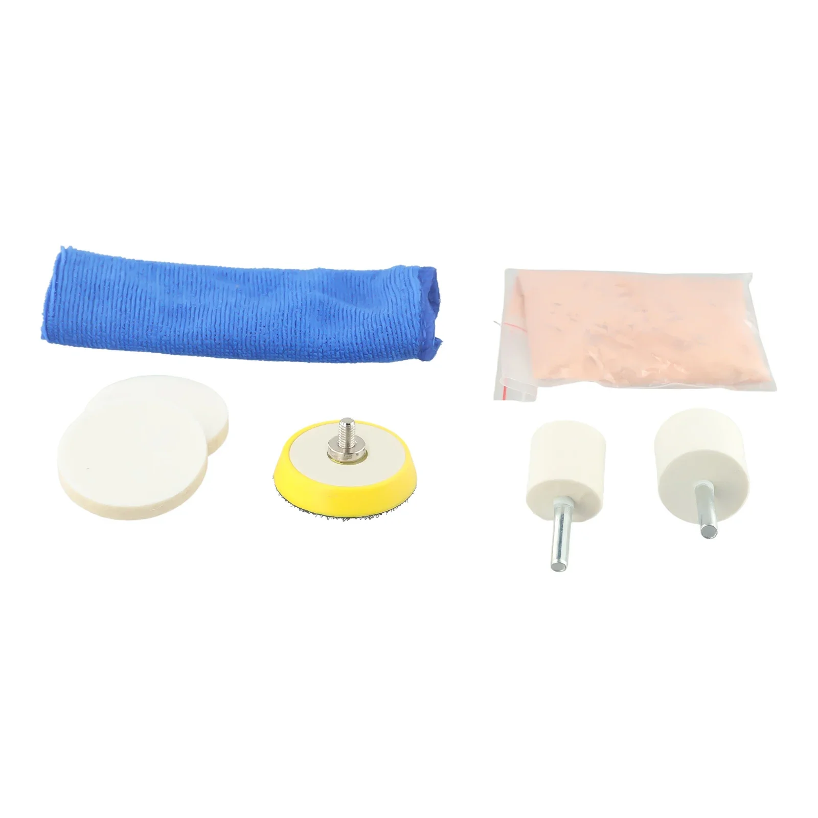 Windshield Glass Polishing Kit Car Windscreen Scratch Remover 50g Cerium Oxide Automobiles Accessories Wool Polishing Pad