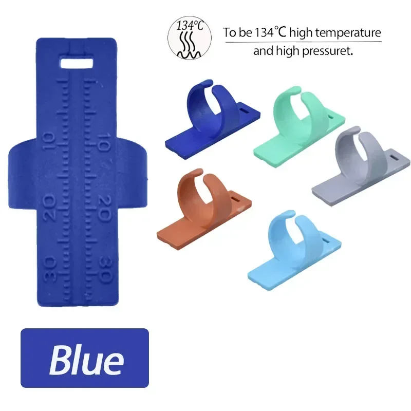 

Endodontic Dental Ring Ruler Aluminium Instrument Colorful Dentistry Ring Ruler Root Canal Measuring Tool for Endodontic Tools