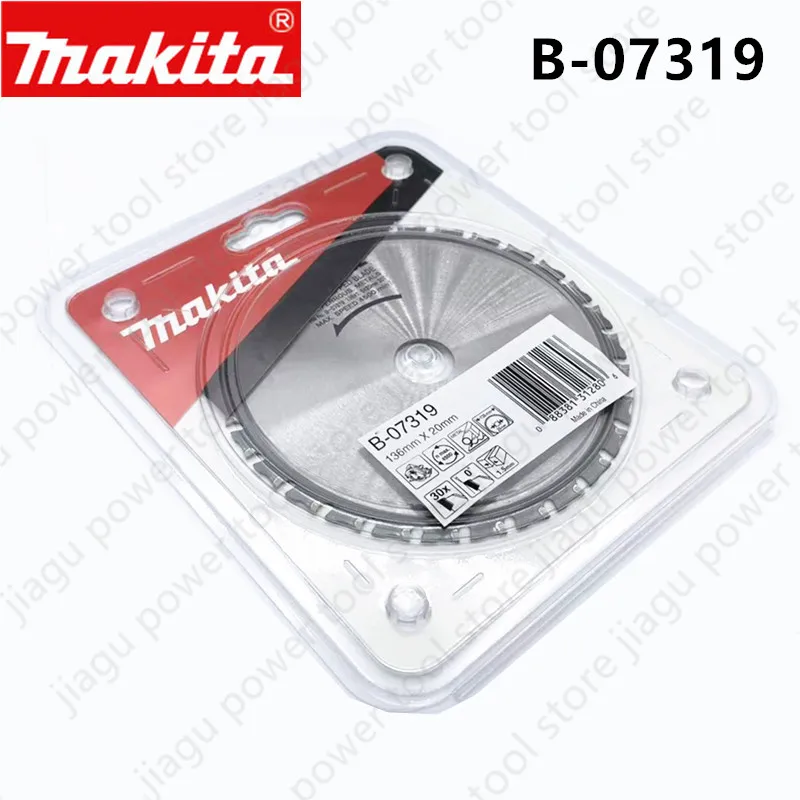 

Makita B-07319 (5") Circular Saw Blade Cutting 30T for BCS550Z BCS550 DCS552Z DCS552 136x1.5x20mm fit to Mild steel woodworking