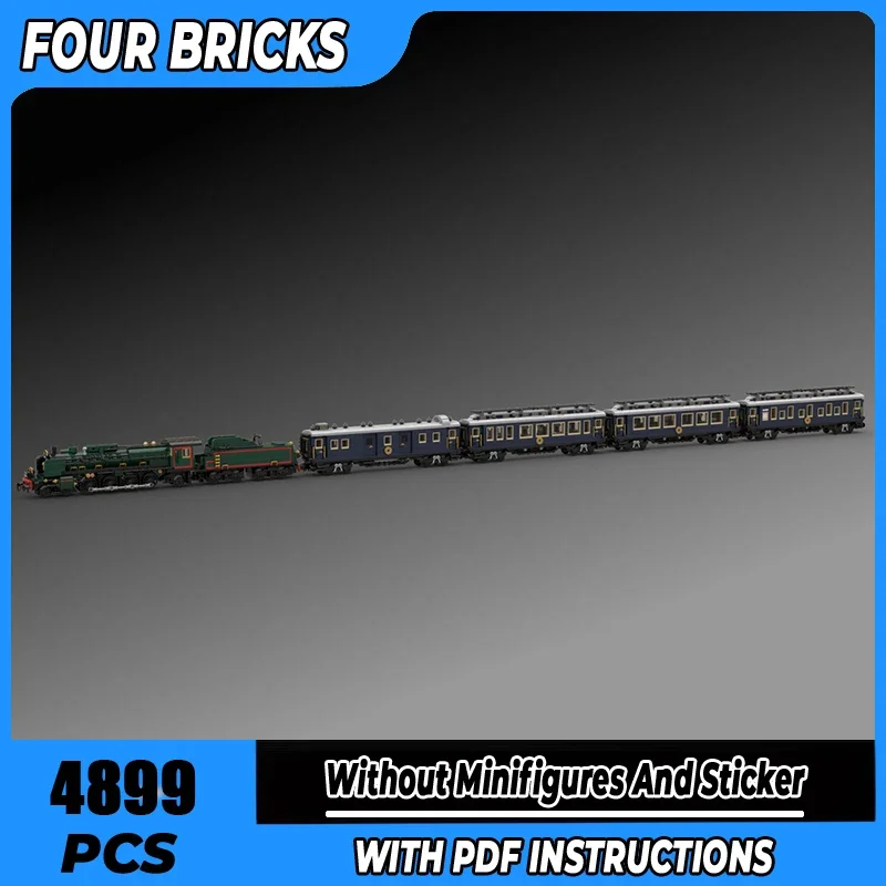 

Строительные блоки Moc, технология Orient Express, модульные кирпичи, модель подарков, рождественские игрушки, наборы «сделай сам», сборка