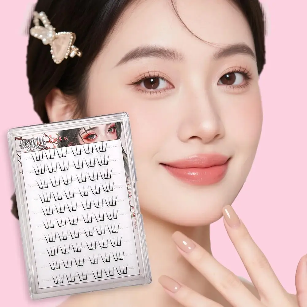 Glue-free Lashes Cluster Ultra-thin Sheet Series False Lashes Eyelashes Eyelashes Zero Liquid Touch Segmented Feeling· L5P5