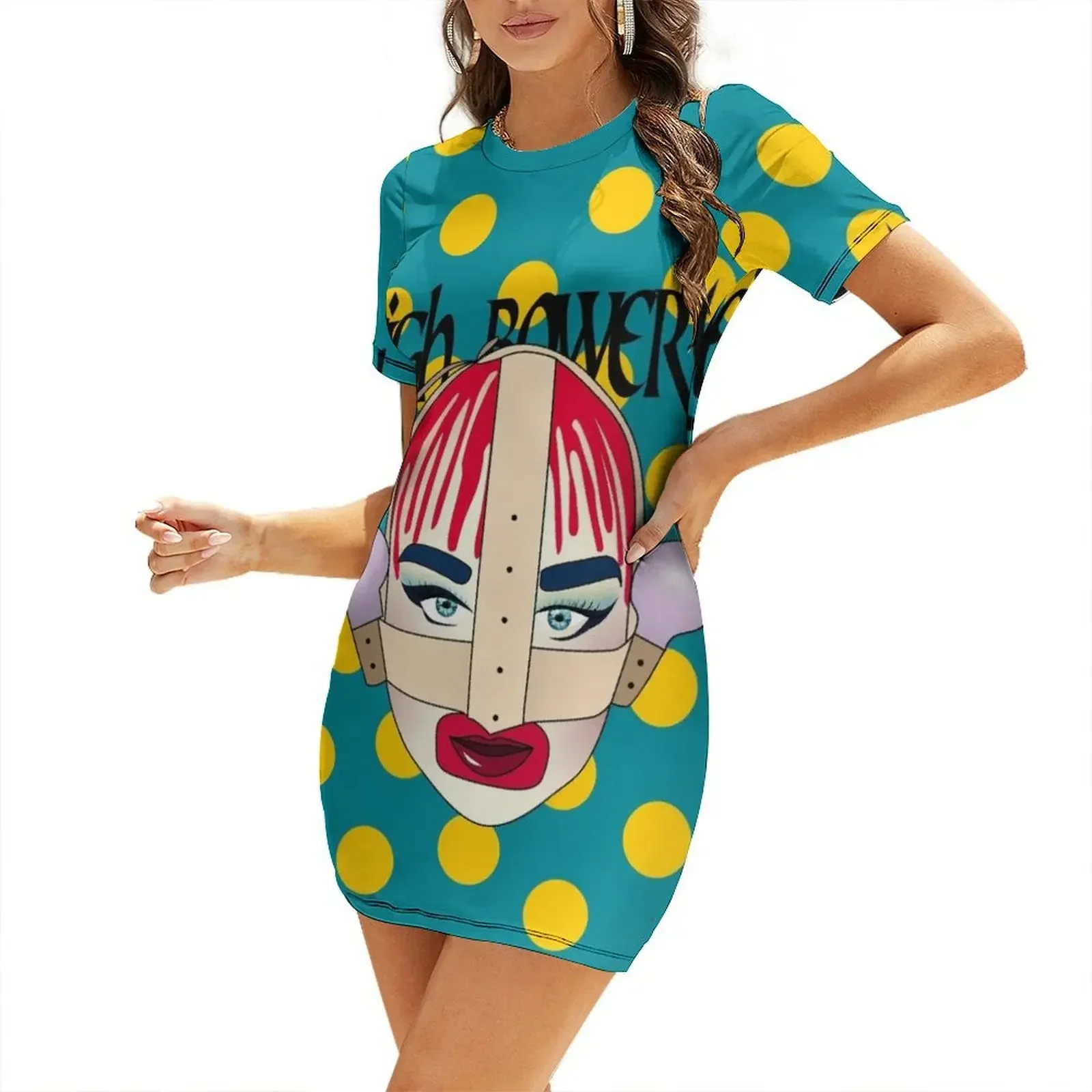 

leigh bowery Short-Sleeved Dress Party dresses sensual sexy dress for women