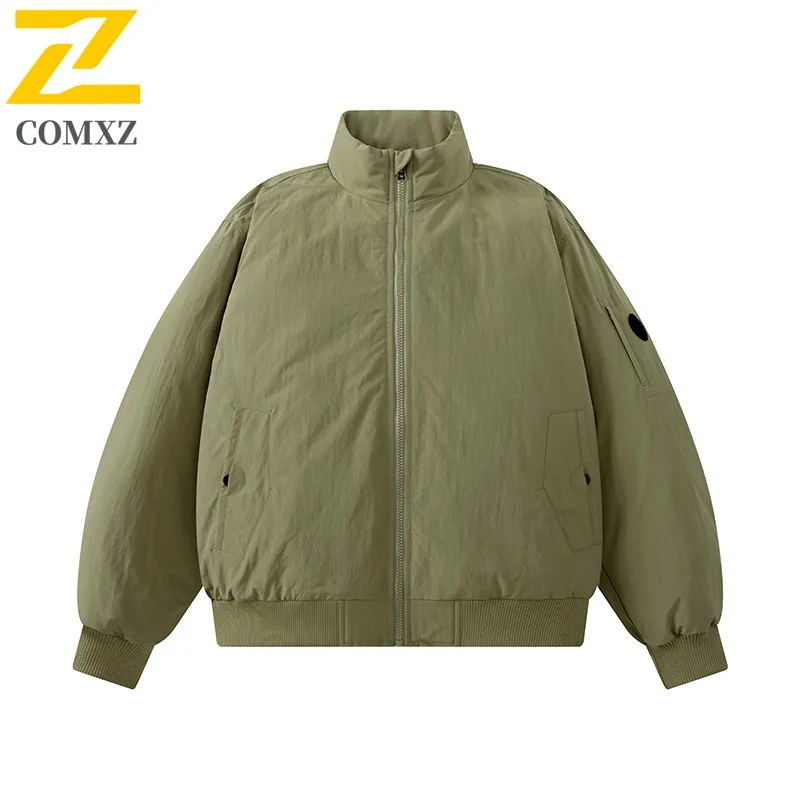 

COMXZ Handsome Parker Coat Wear Resistant Thickened High Quality Warm Snow Padded Jacket 2025 Ski Windproof Men's Puffer Jacket