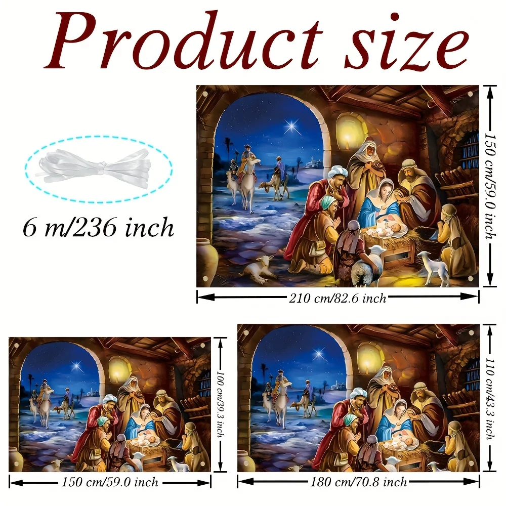 Happy Christmas and Birthday Background, Happy Christmas and Birthday Traditional Decoration, Festival Decoration Photo Banner