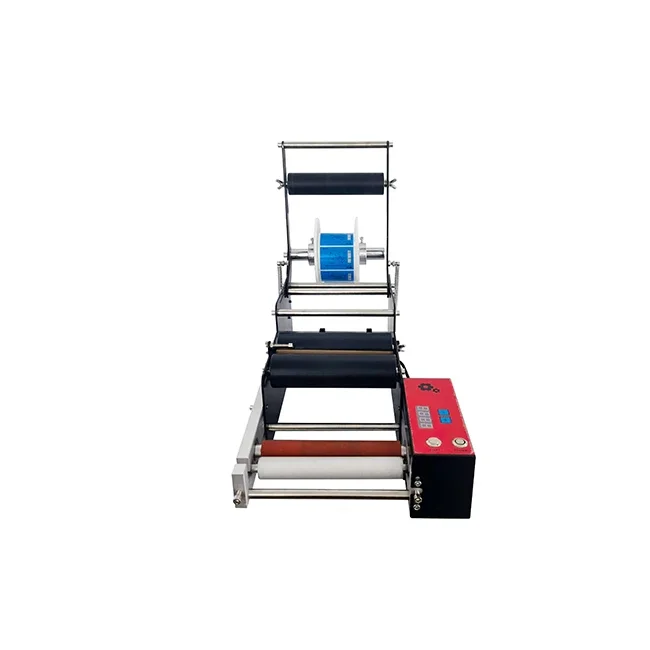Small PET Round Bottle Labeling Machine Manual Sticker Applicator for Water Cans and Bottles Metal Packaging