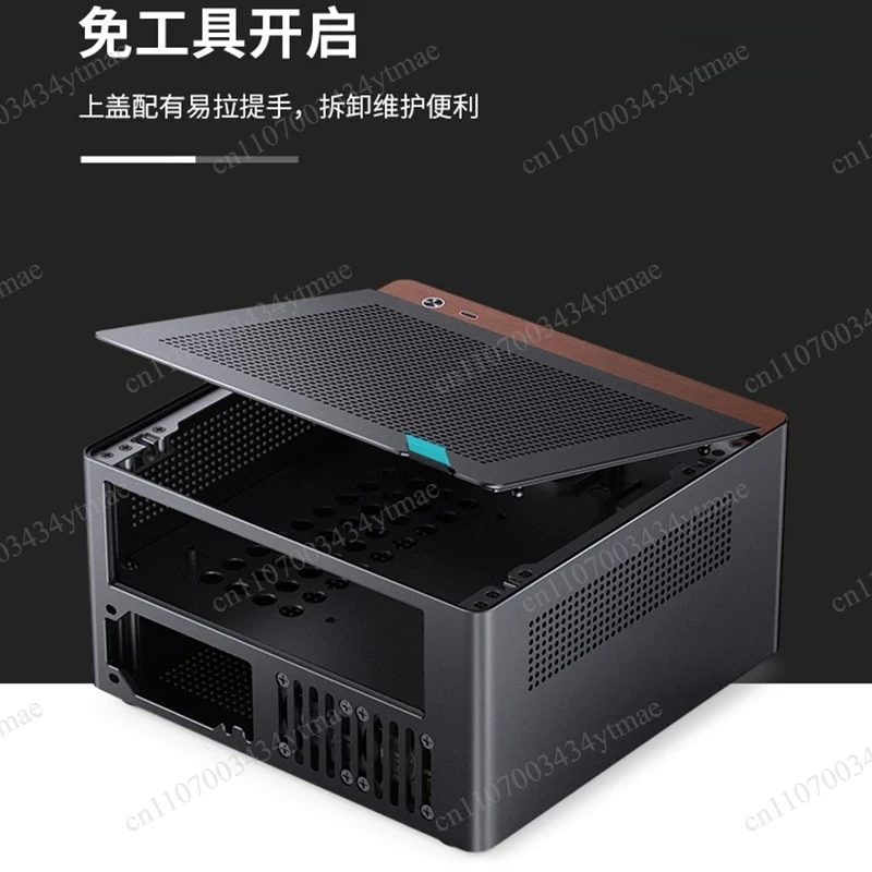 

Mini ITX Metal Computer Case A4 Small Size Portable Desktop Gaming Tower Case