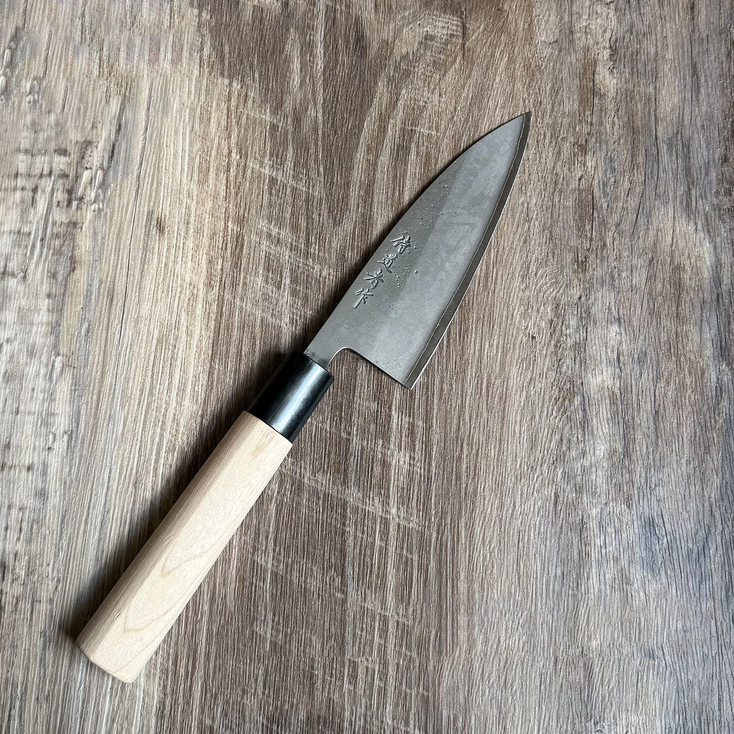 5.3 Inch Utility Knife Aogami 2 Steel Core Blade Chef Cleaver Slicing Fruit Barbecue Petty Paring Handmade Forged Kitchen Knife