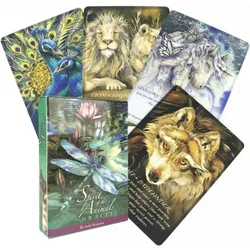 Tarot Cards Spirits Of The Animals Oracle  Cards  Games Set Party Entertainment Board Games For Adult Children Board games