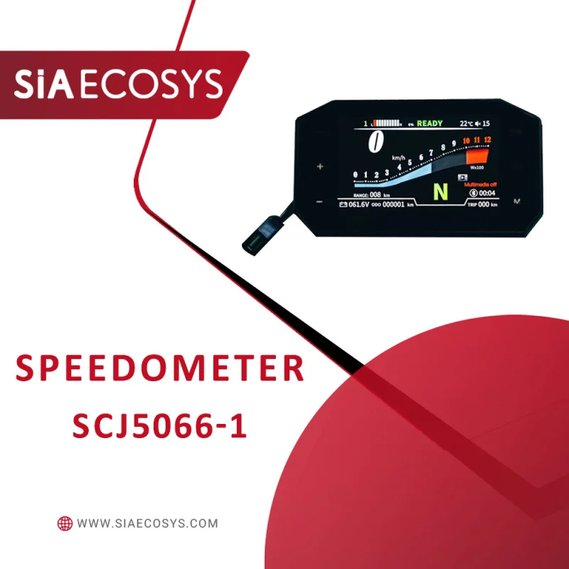 Electric Motrccycle Digital Dashboard Instrument Speedometer Display SCJ5066-1 Adjustable
