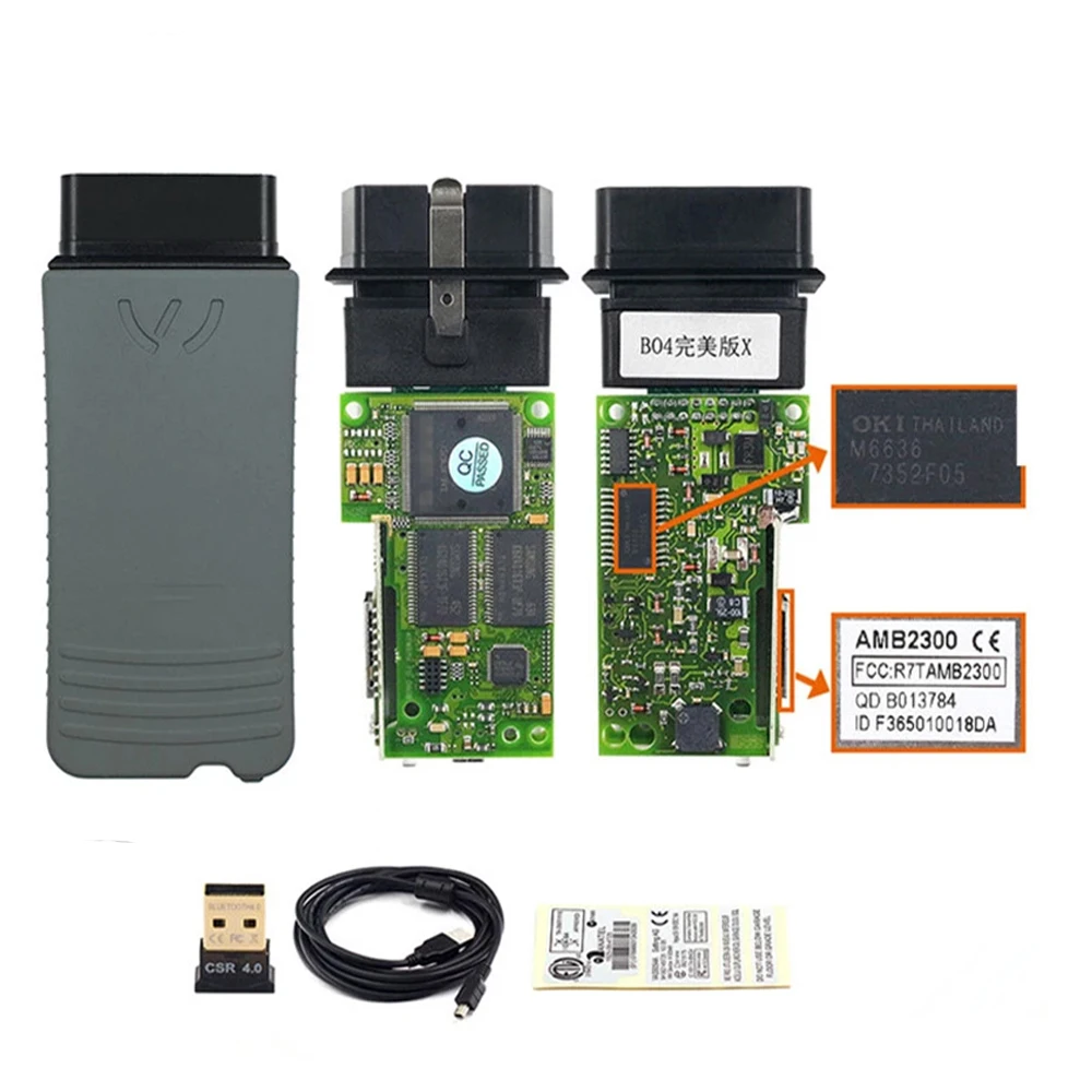 5054a Original Oki Full Chip for Win10 with Bluetooth AMB2300 Keygen 6154 WIFI v7 Obd2 Scanner Code Reader Diagnostic vas5054a