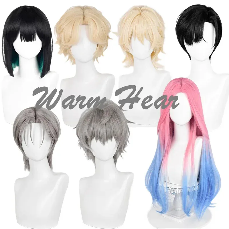 New! Unisex Till Luka Ivan Sua Mizi Synthetic Heat Resistance Hair Halloween Party Cosplay Anime Wigs + Wig Cap ir;l5