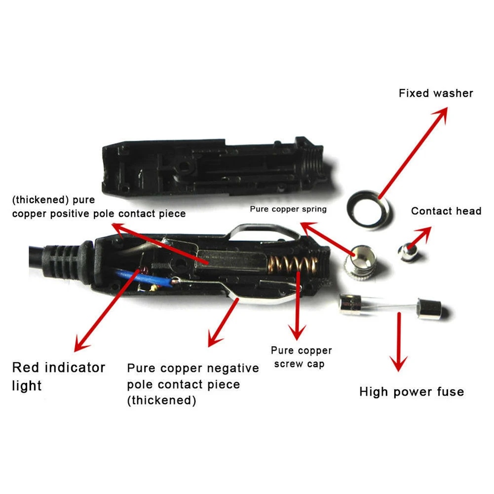 

Sale High Quality Hot Practical Car Cigar Lighter Plugs Connector Accessory Black For Car/Van For Vehicle Motor