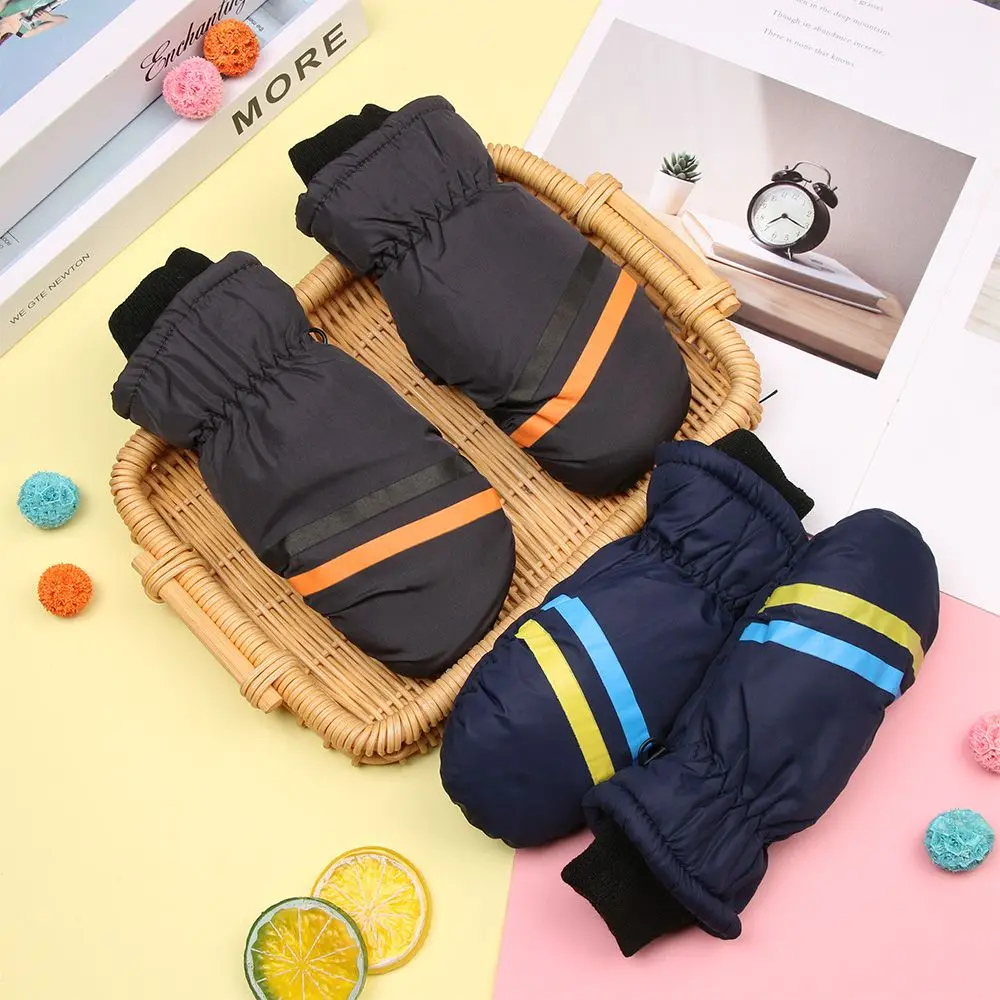 New Children Kids Winter Snow Warm Gloves Boy Girls Ski Snowboard Windproof Waterproof Thicken Keep Warm Winter Must