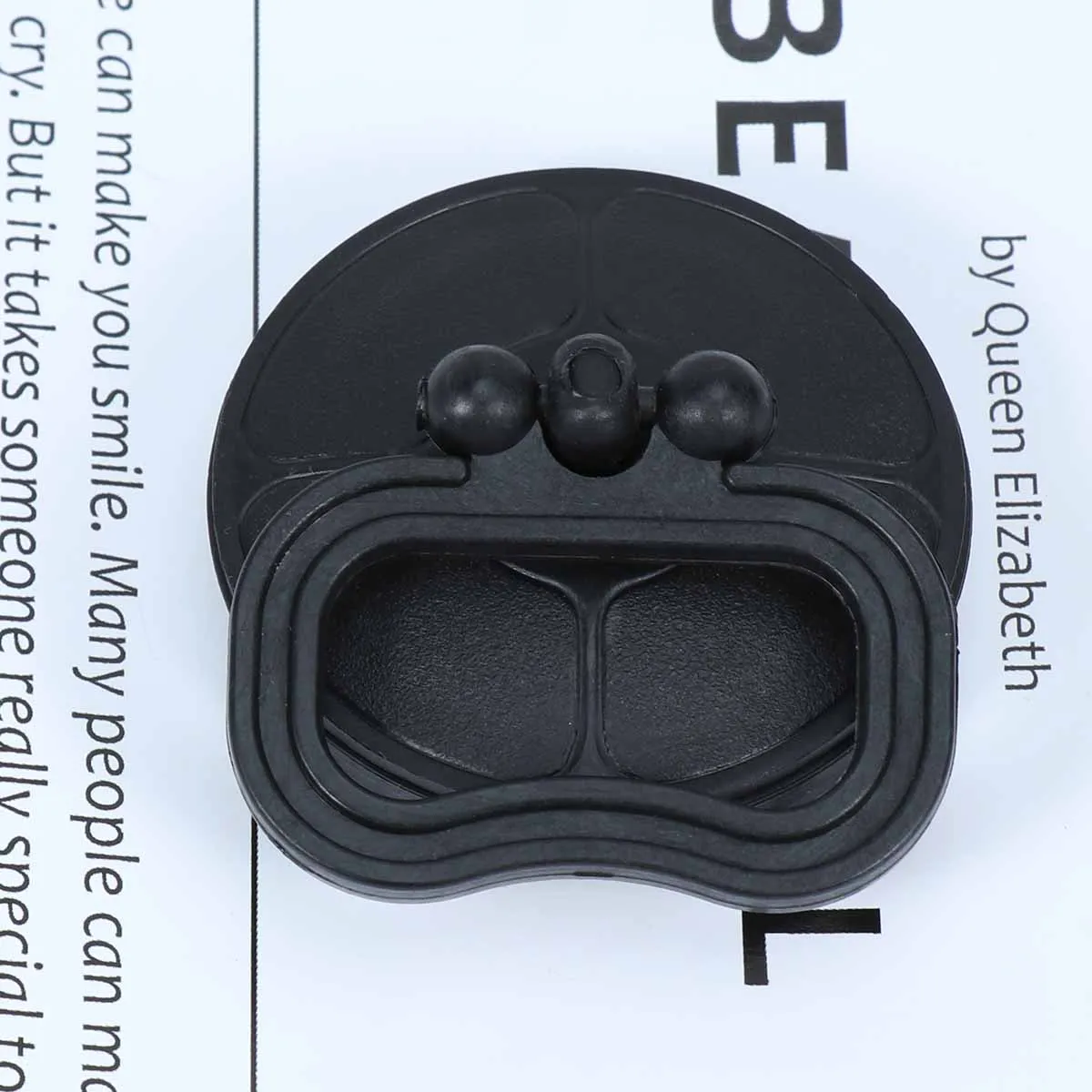 

Sink Stopper Rubber Drain Plug 51Mm Black For Kitchen Bathroom Laundry No Mold Easy Clean Pp Material Home