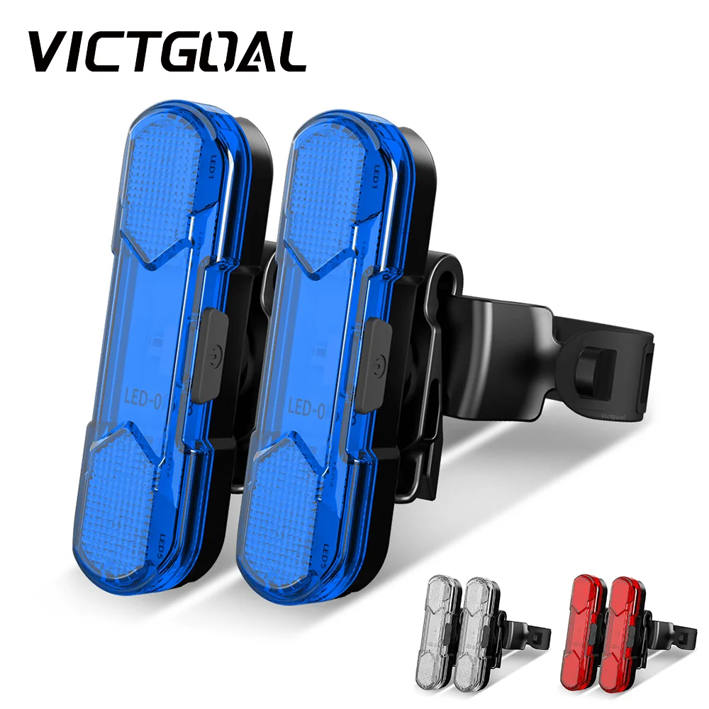 

VICTGOAL Bicycle Light USB Seatpost Rear Lamp LED Electric Bike Light Rechargeable Flashlight Tail Light MTB Cycling Accessories