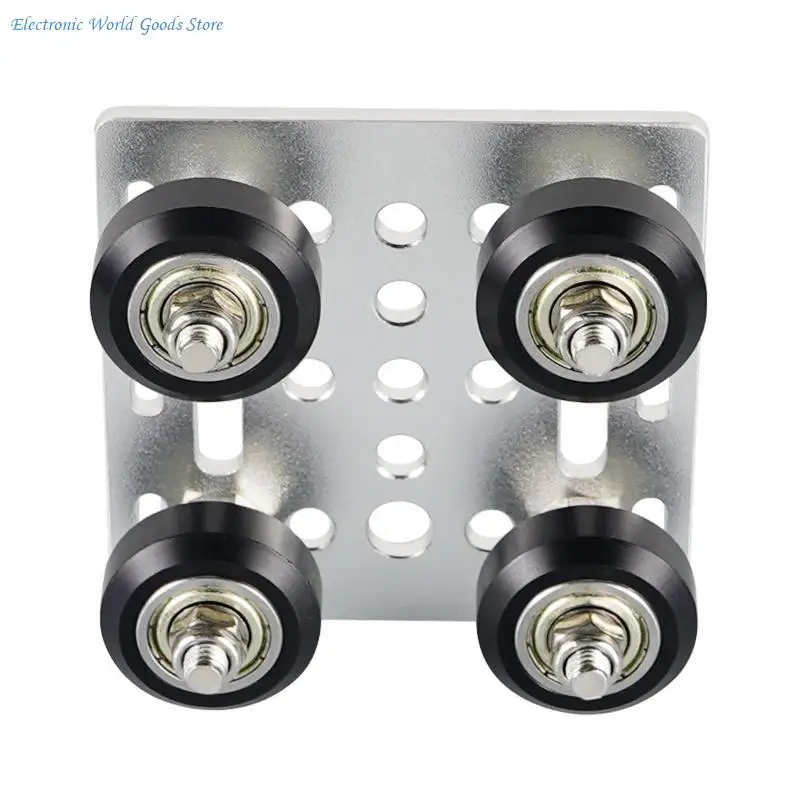 A3PD Gantry Plate for CNC and 3D Printer Parts with Black Wheel 3D Printer