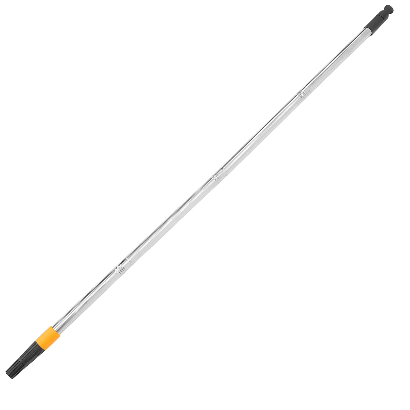 Pértiga telescópica de acero inoxidable para pintar, de 1.2 a 2.4 metros, para rodillos de pintura, acceso fácil al techo, cobertura uniforme, sin goteo
