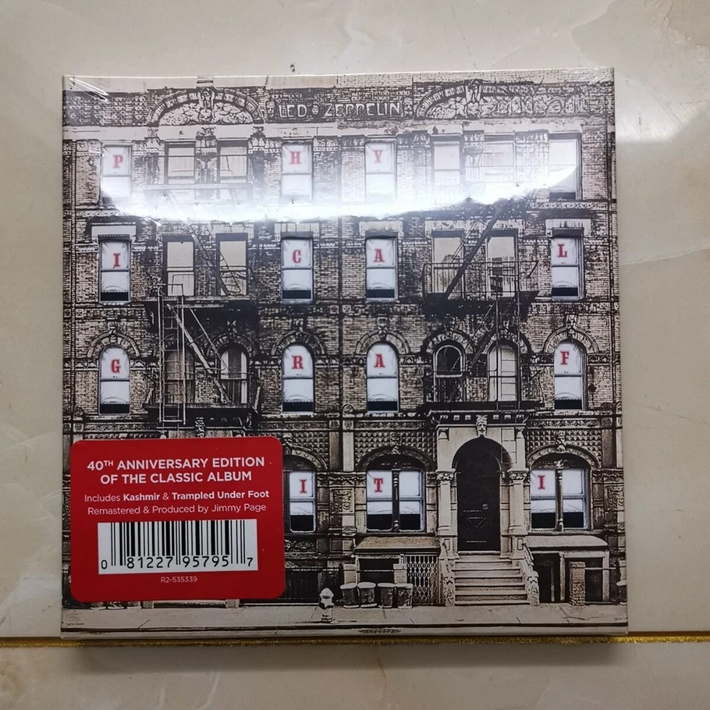 Led Zeppelin Physical Graffiti 2CD Deluxe Remastered Hard Rock Kashmir Trampled Under Foot Lacrado Novo Importado